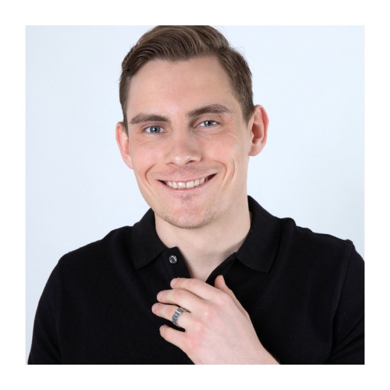 Bague en argent sterling oxydé noir avec mots de Sh... | Anneaux juifs