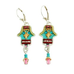 Hamsa Earrings by Ester Shahaf | Earrings