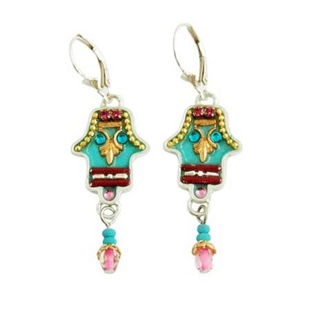 Hamsa Earrings by Ester Shahaf | Earrings