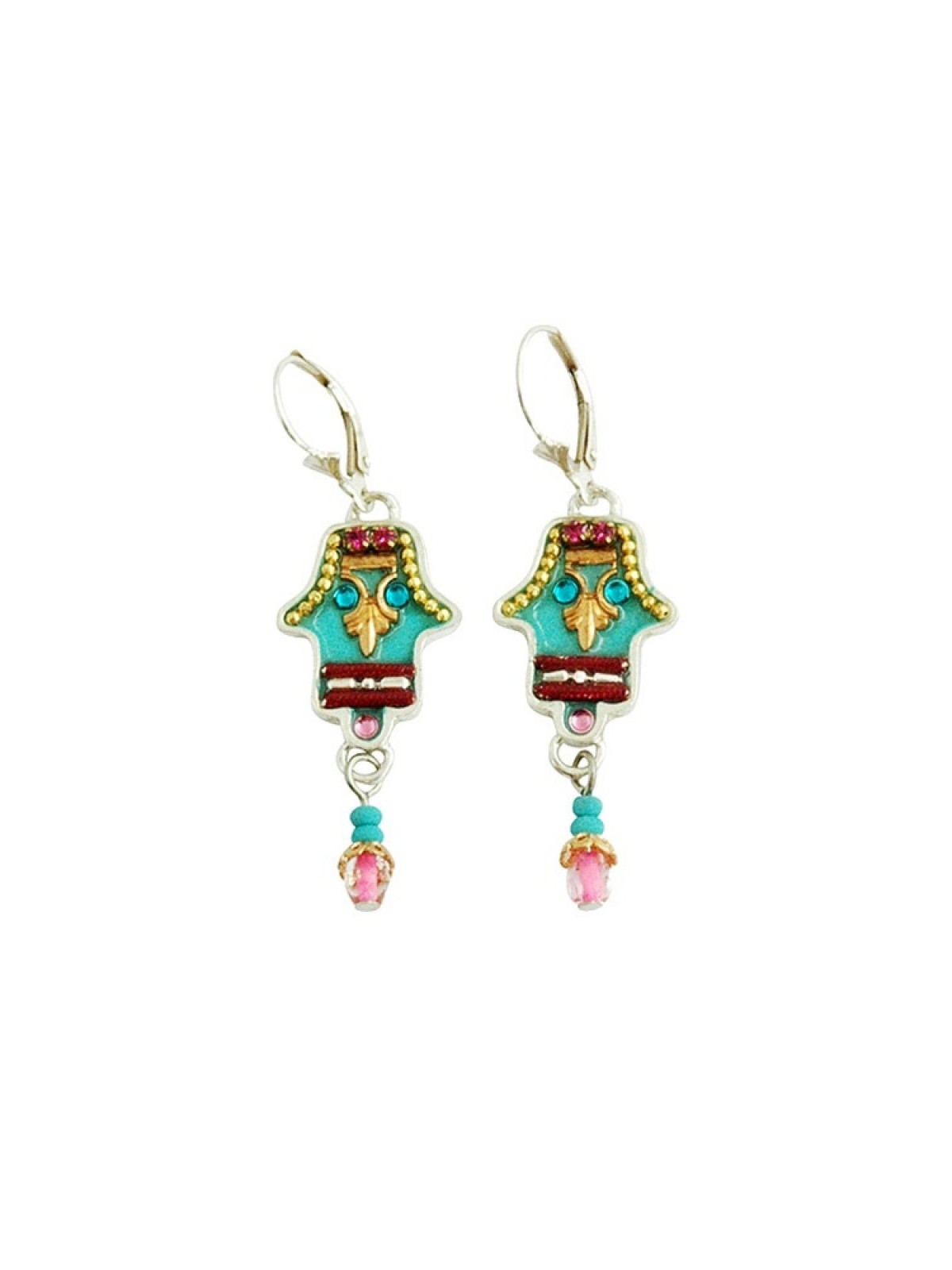 Hamsa Earrings by Ester Shahaf | Earrings