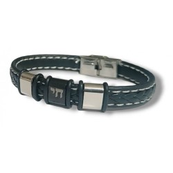 Bracelet En Cuir Noir Flèches Gravées Cent... | Bracelets - jusqu'à 10 $