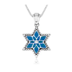 Sterling Silver Pendant Necklace %96 Star of David... | Jewish Pendant