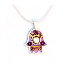 Hamsa Jewelry Ethnic Style Necklace by Ester Shahaf | Hamsa Necklace