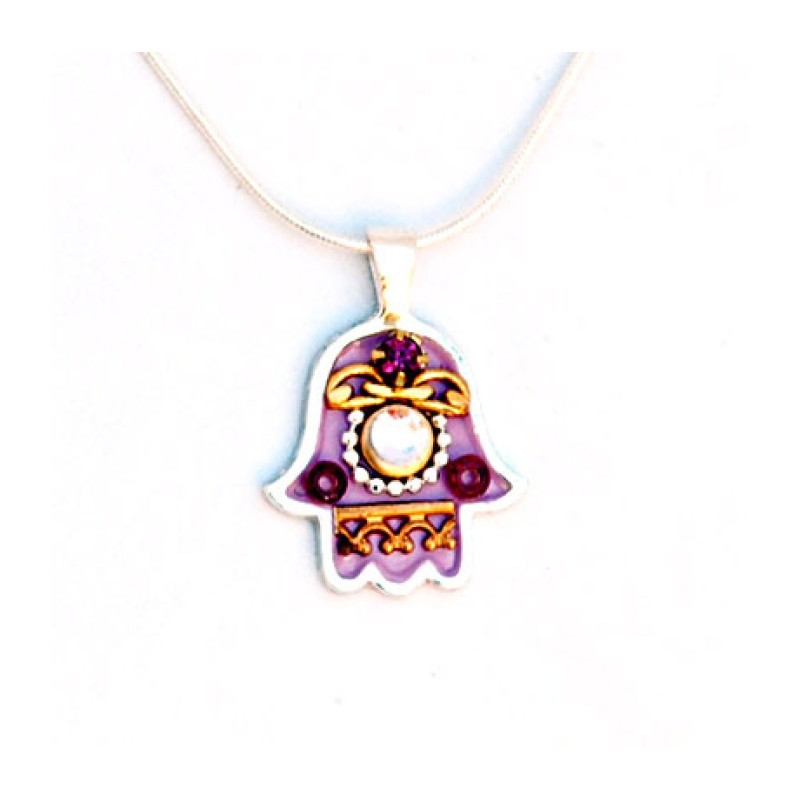 Hamsa Jewelry Ethnic Style Necklace by Ester Shahaf | Hamsa Necklace