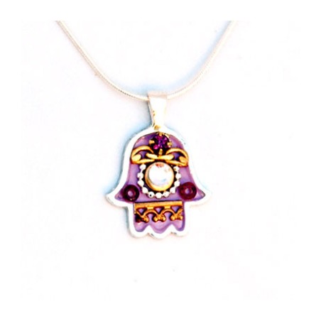 Hamsa Jewelry Ethnic Style Necklace by Ester Shahaf | Hamsa Necklace