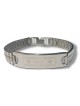 Stainless Steel Bracelet Center Plaque with... | Mens Jewish Bracelets