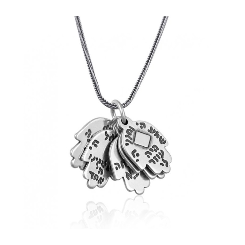 Five Hamsa Biblical Pendants by Golan Studio | Hamsa Necklace