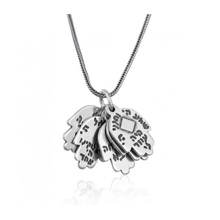 Five Hamsa Biblical Pendants by Golan Studio | Hamsa Necklace