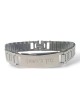 Stainless Steel Bracelet Center Plaque with... | Mens Jewish Bracelets