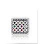 Sterling Silver Colorful Choshen Charm | Judaica Charms