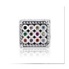 Sterling Silver Colorful Choshen Charm | Judaica Charms