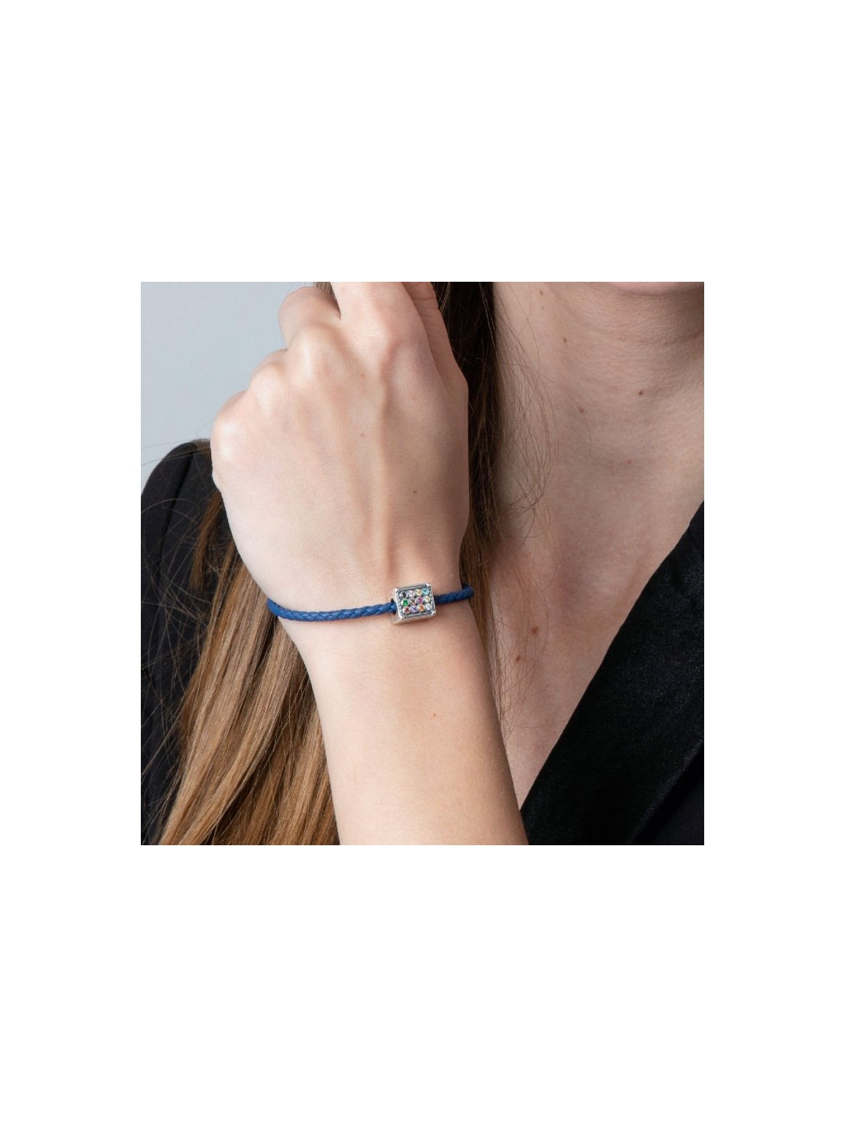 Sterling Silver Colorful Choshen Charm | Judaica Charms