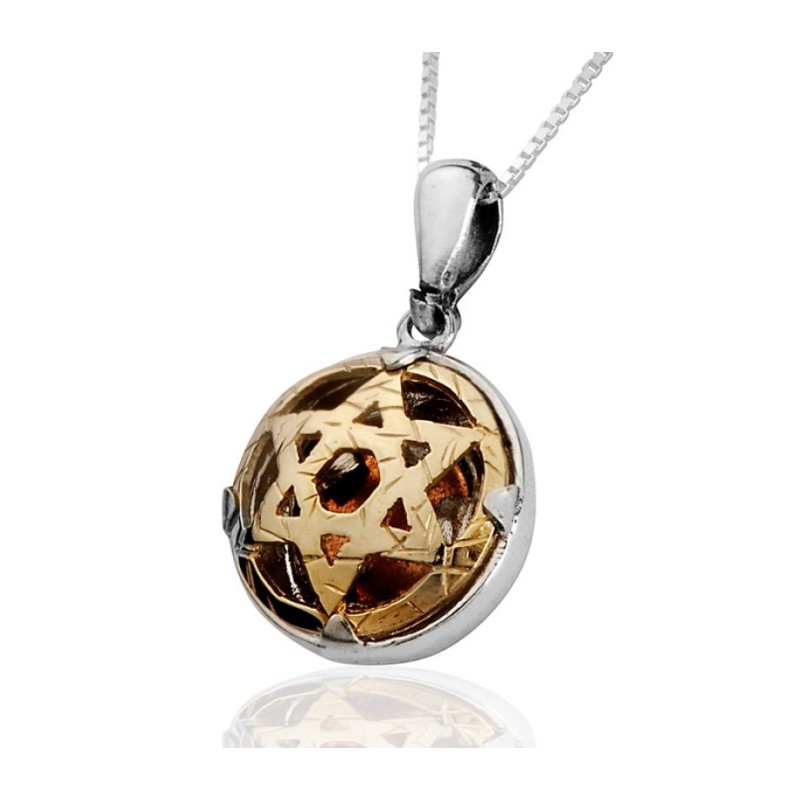 5 Metals Star of David Necklace by HaAri Jewelry | Necklaces by HaAri