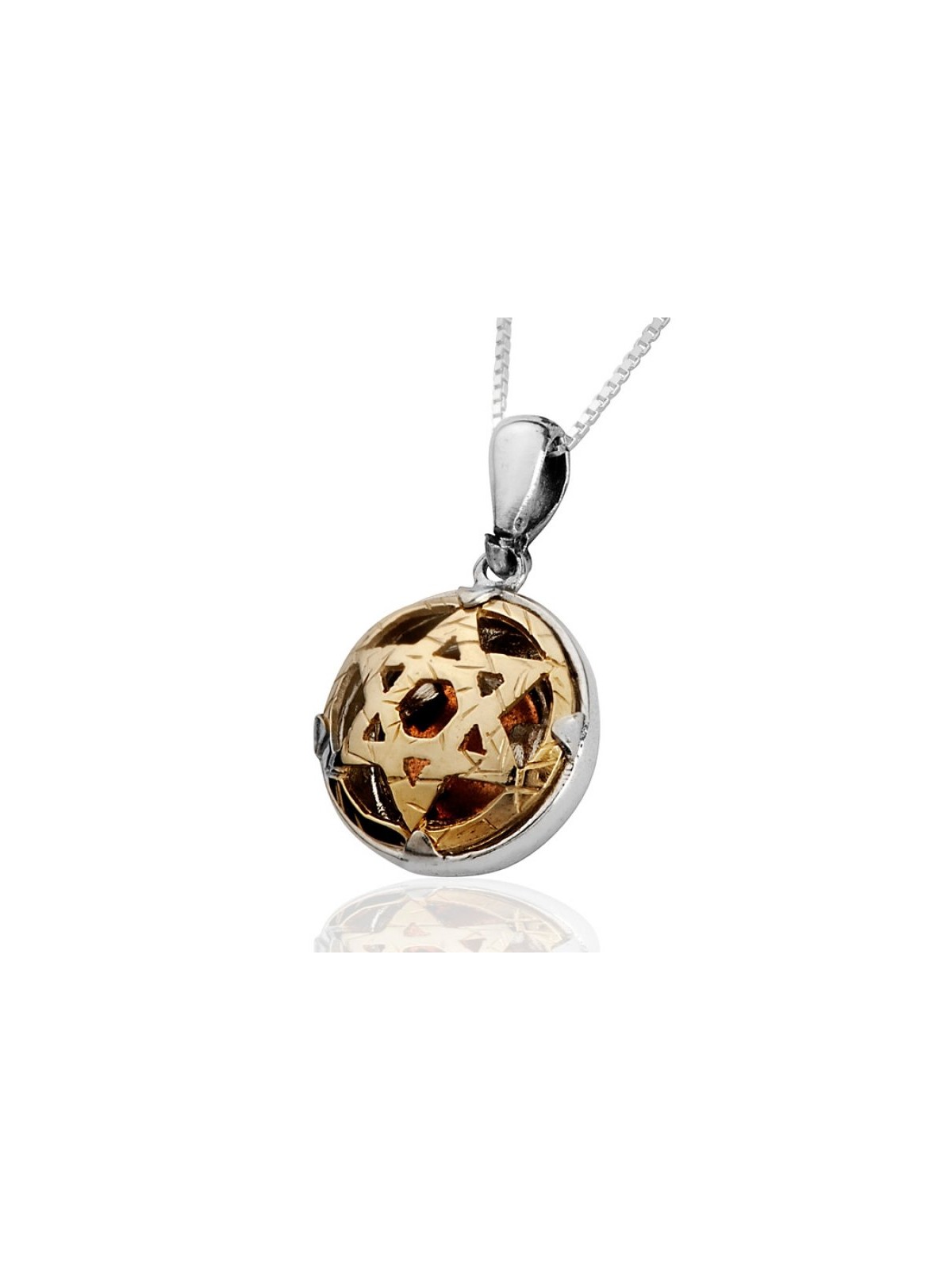 5 Metals Star of David Necklace by HaAri Jewelry | Necklaces by HaAri