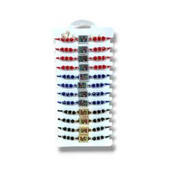 Good Luck Cord Bracelets with Breastplate Image As... | Bracelet Packs