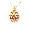 Red Hamsa Necklace to Ward off the Evil Eye by Est... | Hamsa Necklace