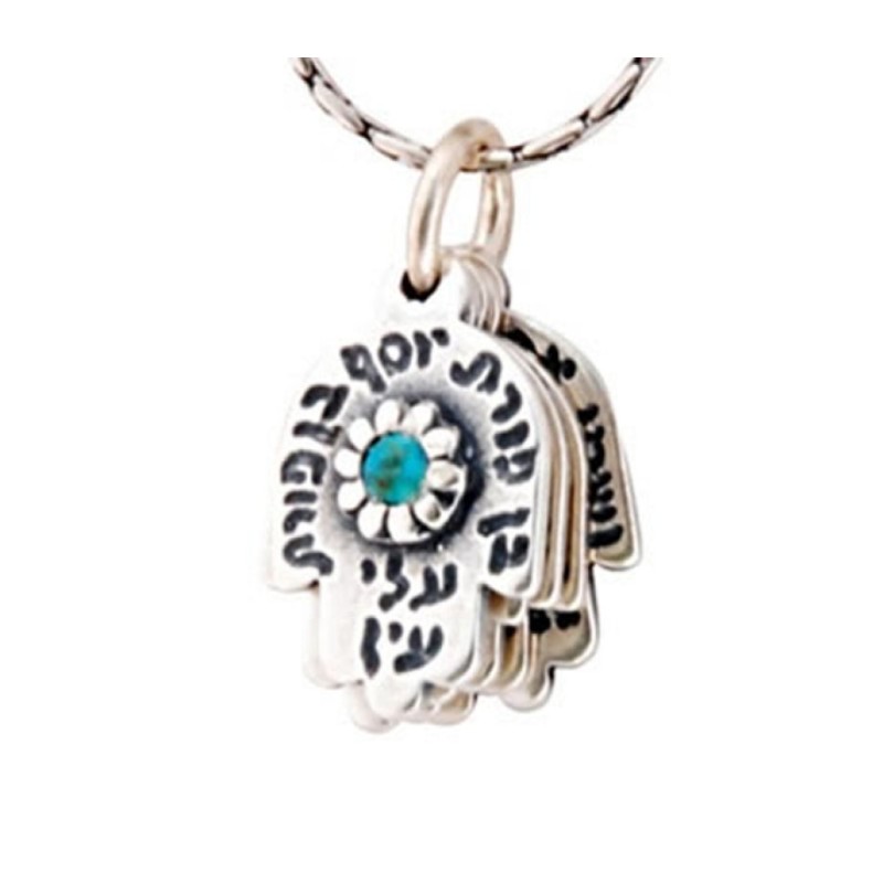 Ben Porat Hamsa Jewelry for Men with Blessings | Hamsa Necklace