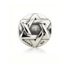 Classic Round Silver Star of David Charm | Judaica Charms