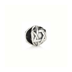 Classic Round Silver Star of David Charm | Judaica Charms