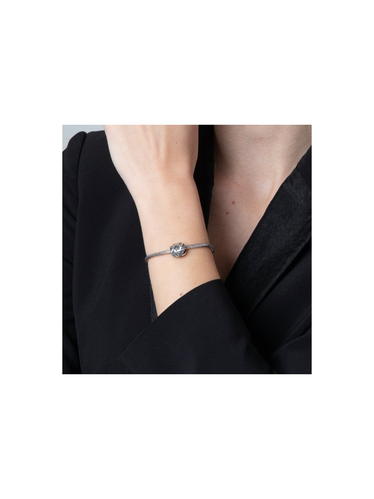 Classic Round Silver Star of David Charm | Judaica Charms