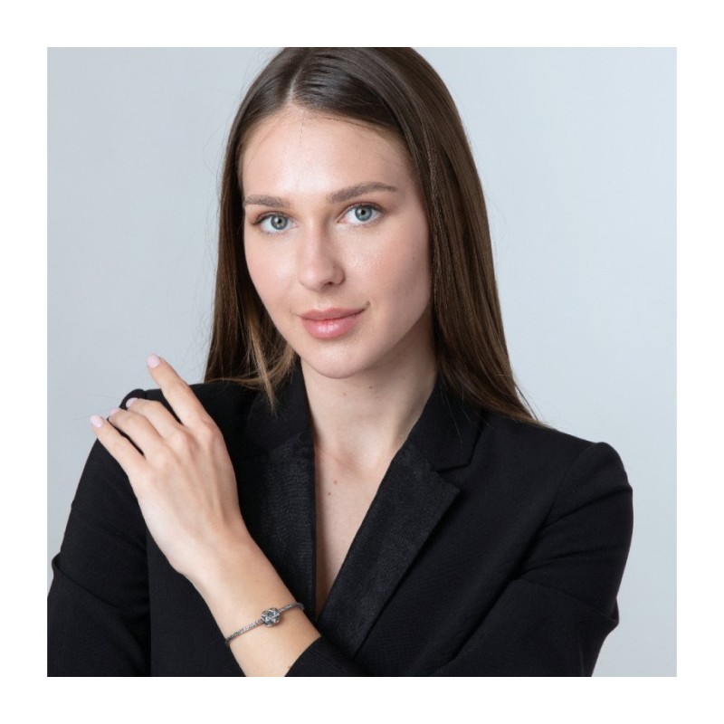 Classic Round Silver Star of David Charm | Judaica Charms