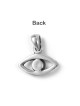 Evil Eye Pendant Necklace in 925 Sterling Silver w... | Jewish Pendant