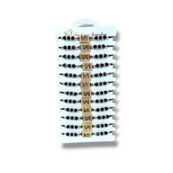 Good Luck Black Cord Bracelet with Breastplate Ima... | Bracelet Packs