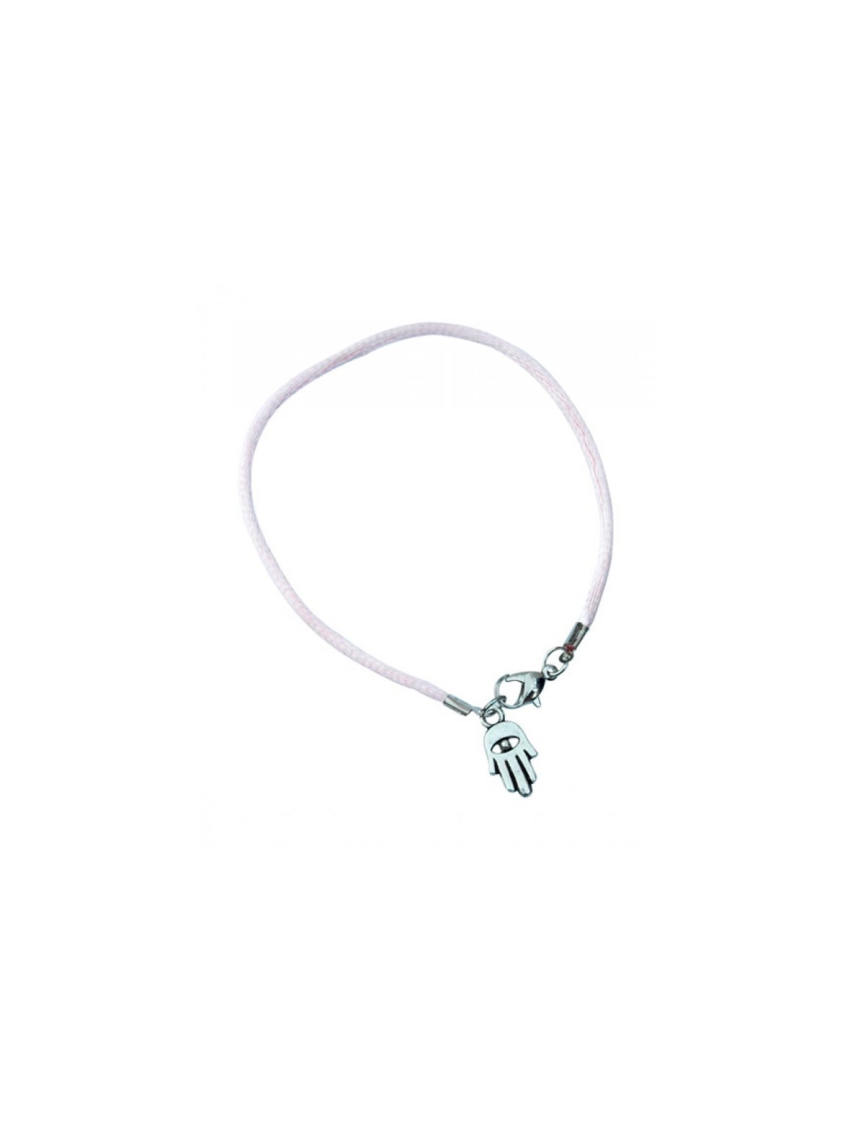 Kabbalah Cord Bracelet with Hamsa Charm Pink | Bracelets - up to $10