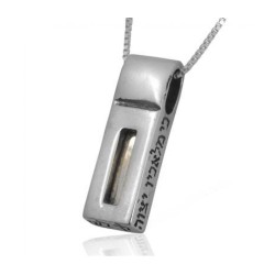 Kabbalah Pendant with Black Diamond by HaAri J... | Necklaces by HaAri