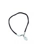 Kabbalah Cord Bracelet with Hamsa Charm Black | Bracelets - up to $10