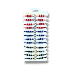 Good Luck Cord Bracelets with Star of David Image ... | Bracelet Packs