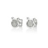 Sterling Silver Earrings King Davids Lyre Image | Earrings
