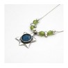Michal Kirat Star of David Roman Glass Silv... | Roman Glass Necklaces
