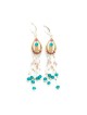 Ethnic Flower Bead Earrings by Ester Sh... | Earrings by Esther Shahaf