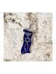 Collier pendentif en argent sterling émail bleu hommes... | Pendentifs Menorah