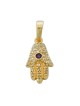 Filigree Amethyst Hamsa Pendant | Hamsa Necklace