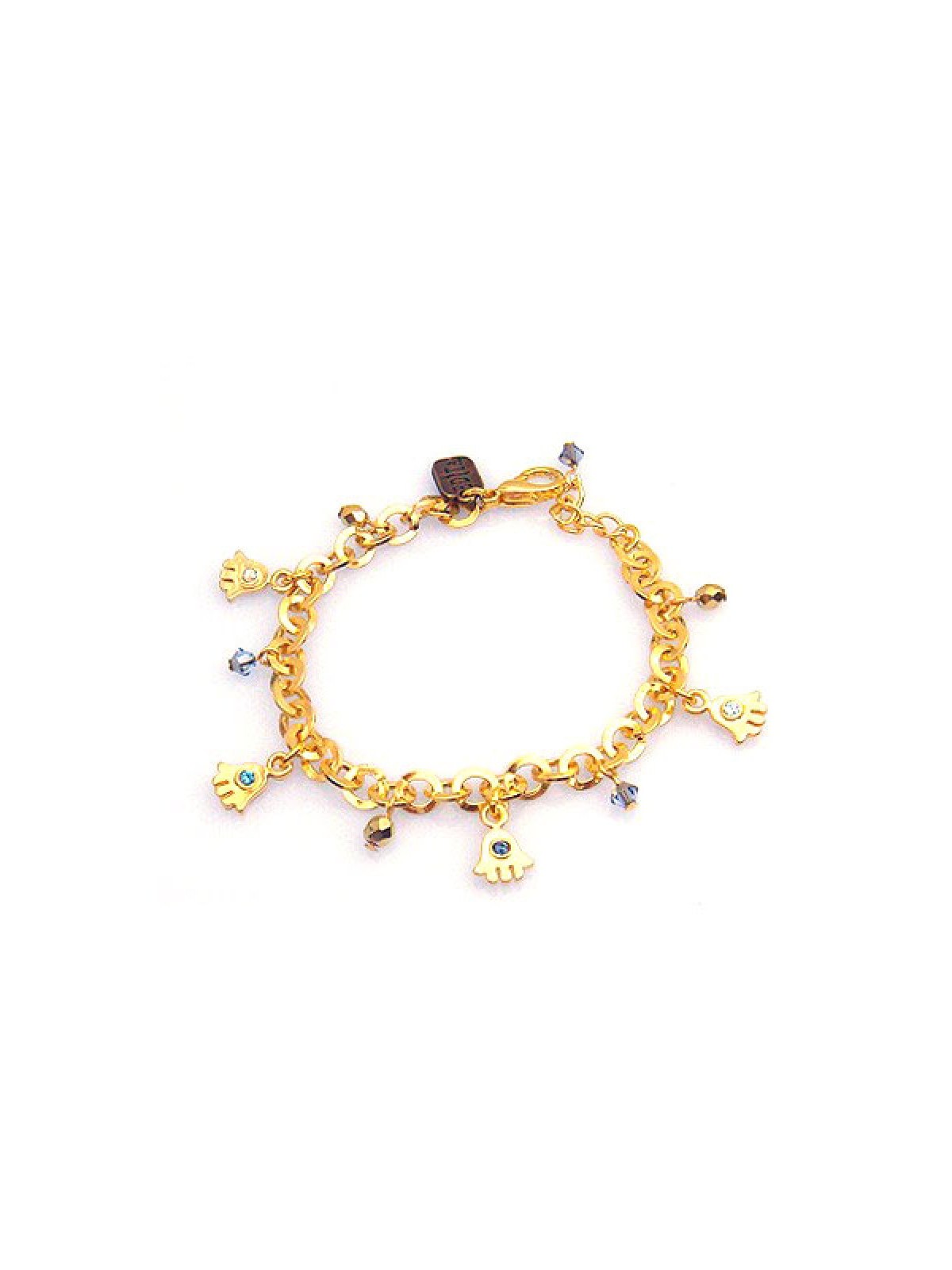 4 Bracelet à breloques Hamsa par Edita | Bracelet par Edita Jewelry