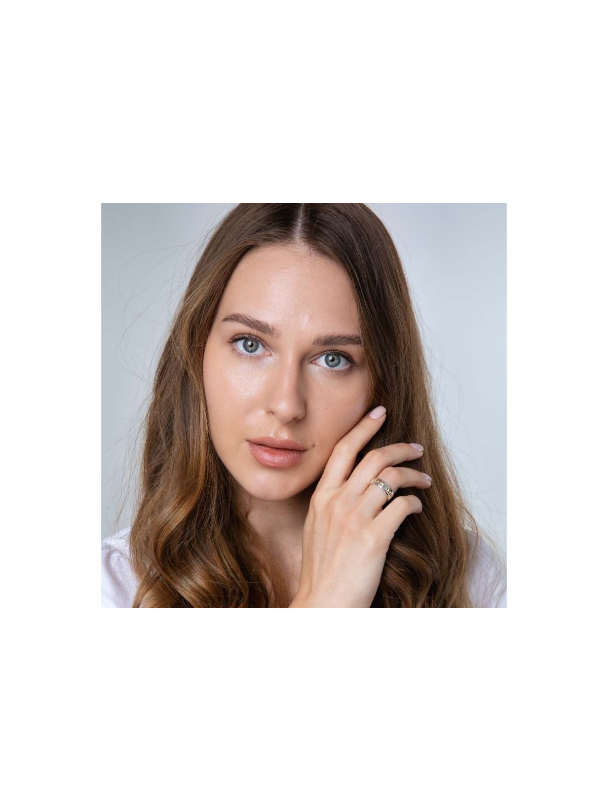 טבעת כסף סטרלינג בציפוי זהב מובלט Ani Ledodi... | טבעות יהודיות