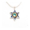 Star of David Pendant in Blue by Ester... | Necklaces by Esther Shahaf