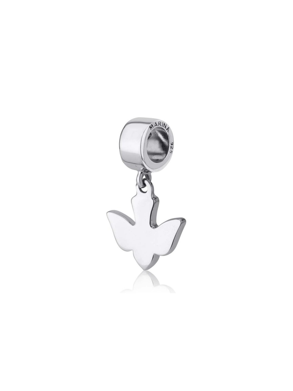 Sterling Silver Dove Charm | Judaica Charms