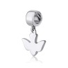 Sterling Silver Dove Charm | Judaica Charms