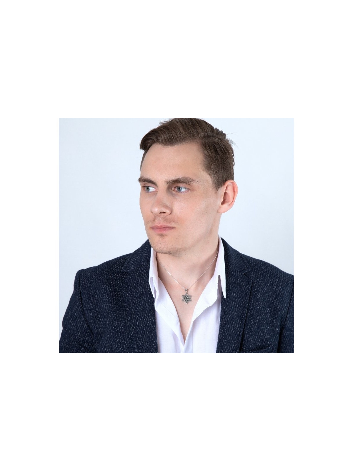 Sterling Silver Pendant One Within Anothe... | Jewish Gift from Israel