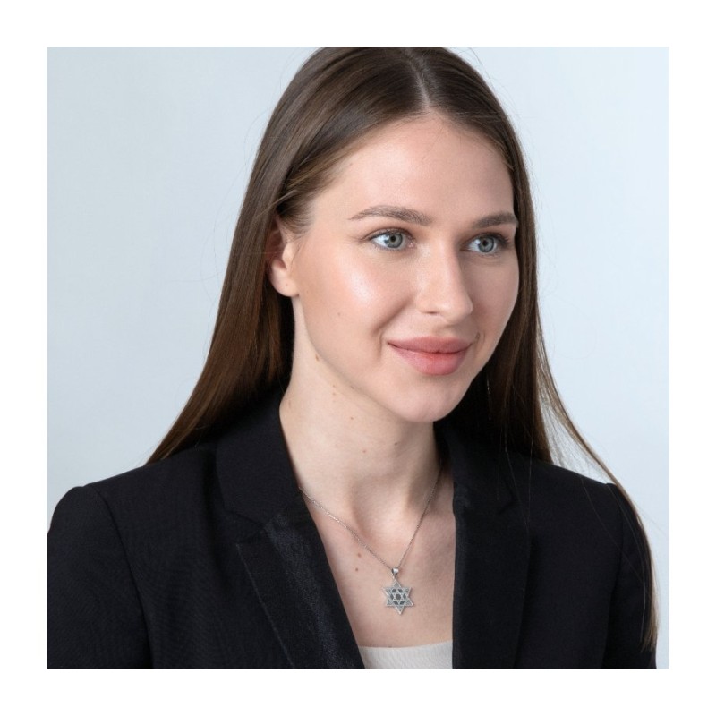 Sterling Silver Pendant One Within Anothe... | Jewish Gift from Israel