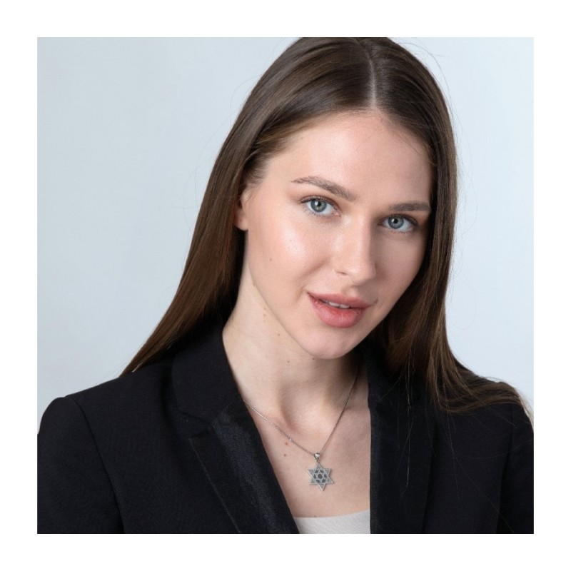 Sterling Silver Pendant One Within Anothe... | Jewish Gift from Israel