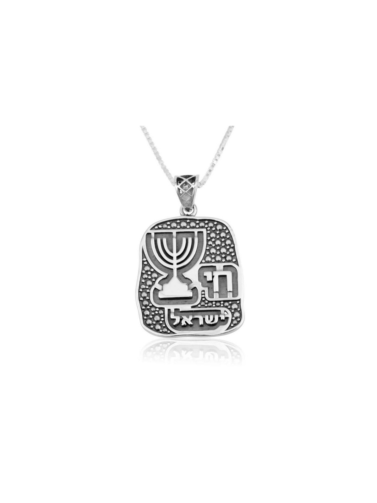 Sterling Silver Necklace %96 Pendant wi... | Chai Necklaces & Pendants