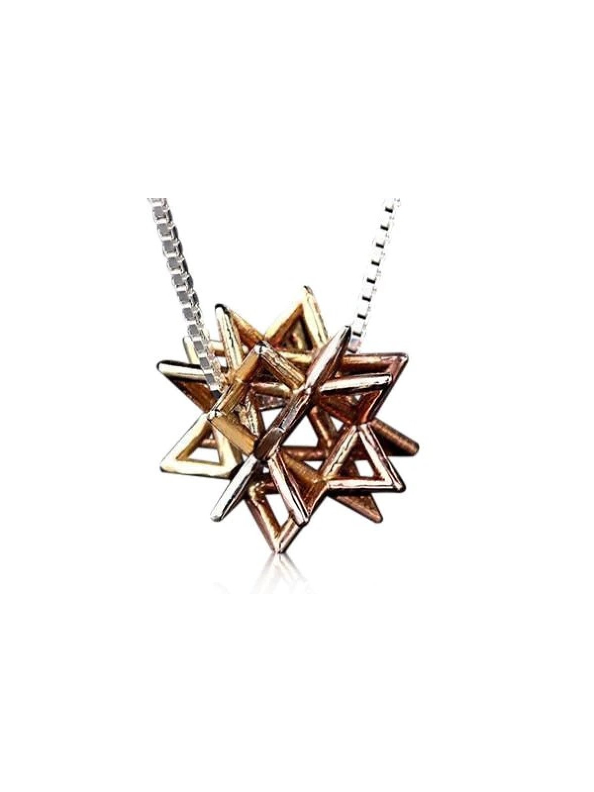 9k Gold Secret Of Merkabah Pendant HaAri Kabba... | Necklaces by HaAri
