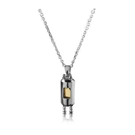 Five Metals Torah Design Pendant by HaAri Jewe... | Necklaces by HaAri