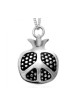 Silver Pomegranate Pendant by HaAri Jewelry | Jewish Pendant