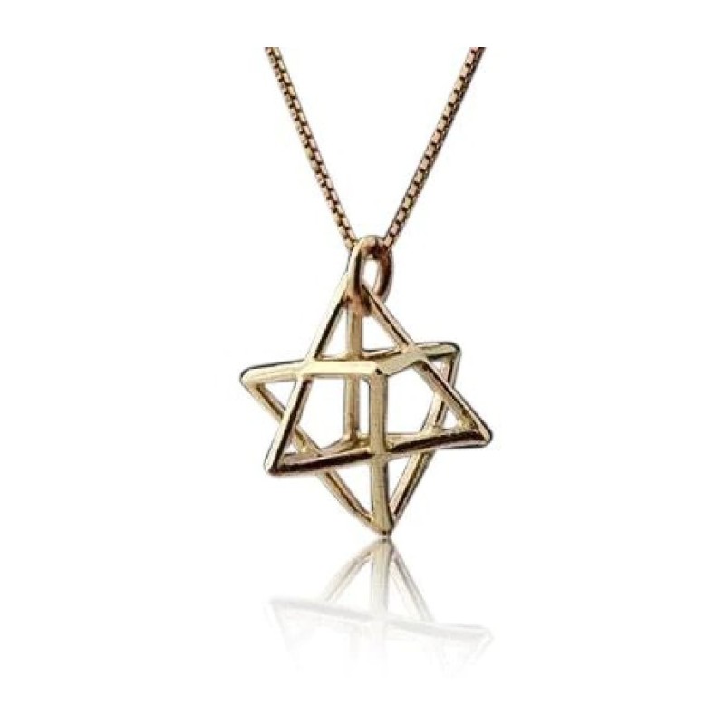 9K Gold Kabbalah Merkava Pendant by HaAri | Necklaces by HaAri
