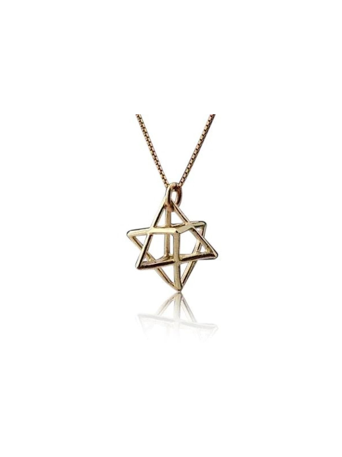 Pendentif Kabbale Merkava en or 9 carats par HaAri | Colliers par HaAri